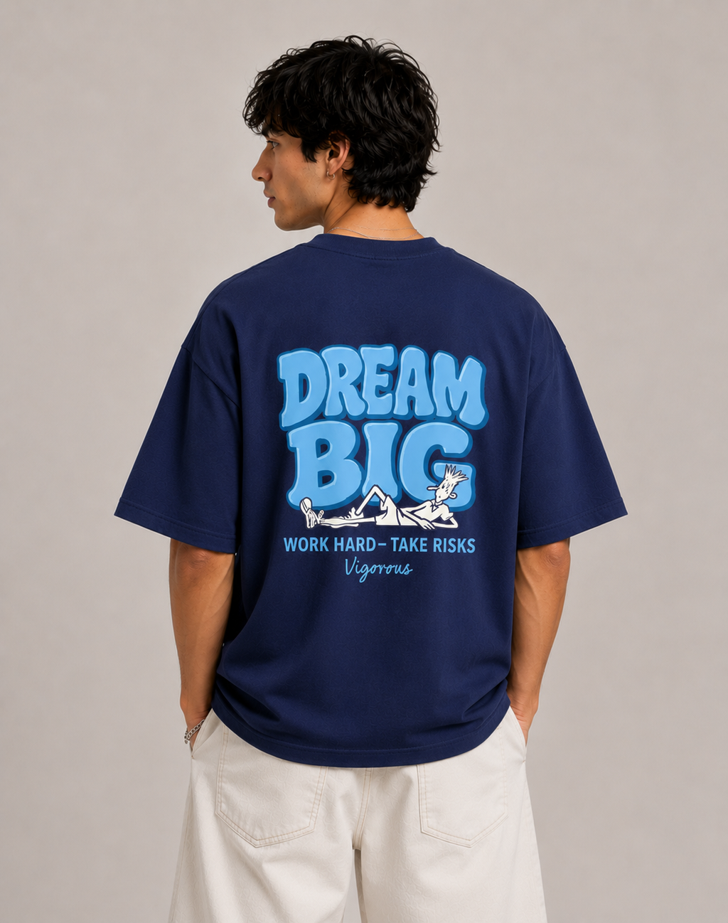 Dream Big Premium Oversized T-Shirt