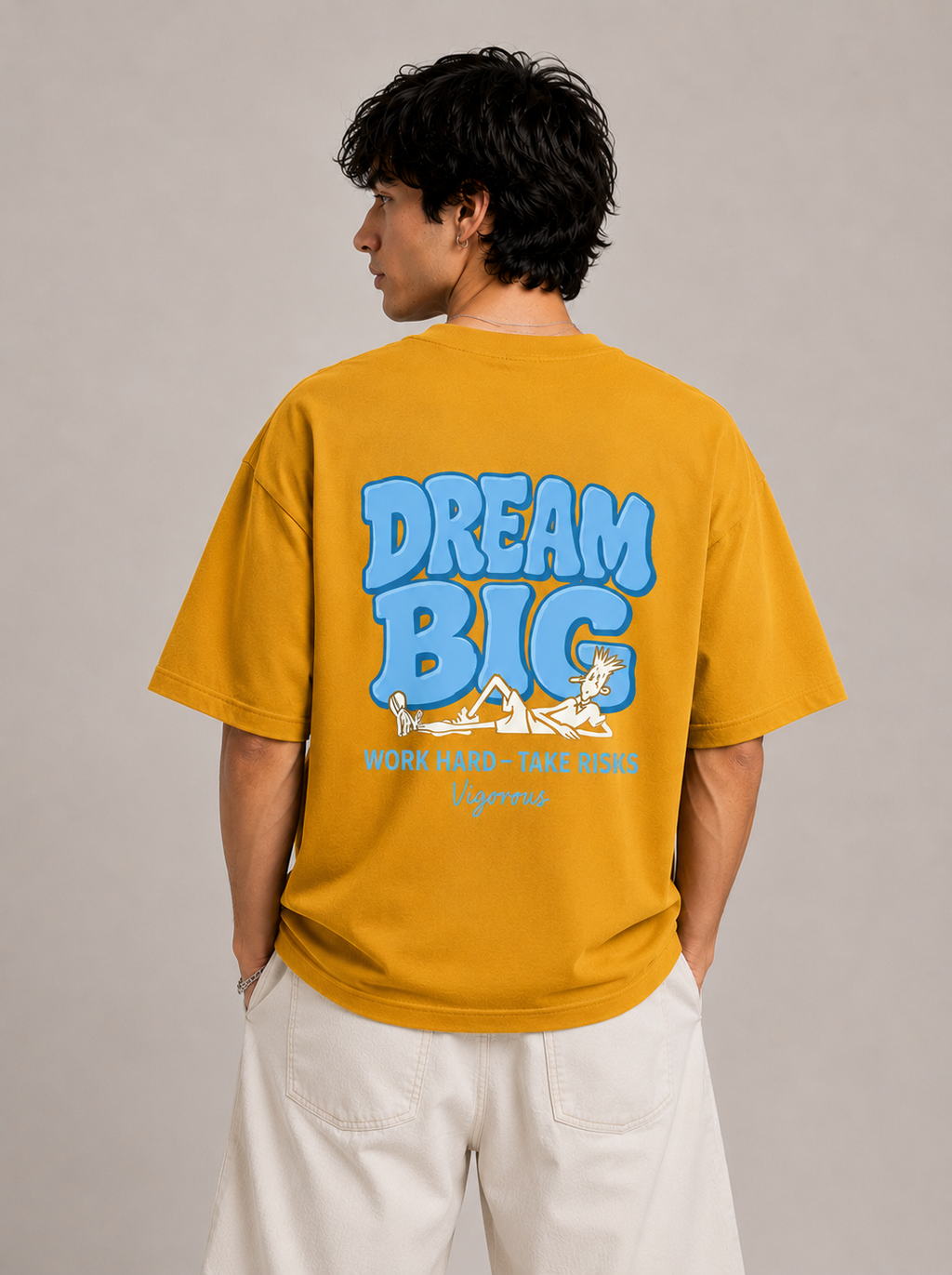 Dream Big Premium Oversized T-Shirt